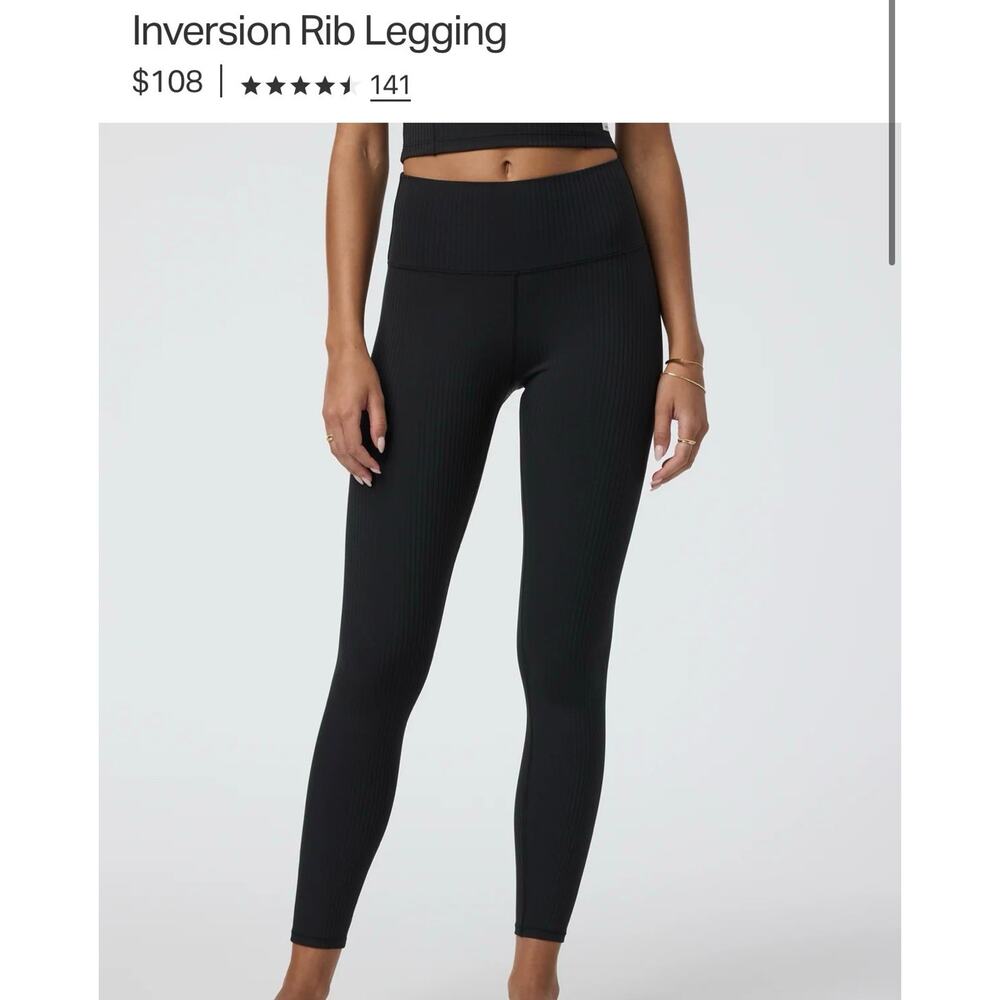 Vuori Inversion Ribbed Leggings - Picture 2 of 4